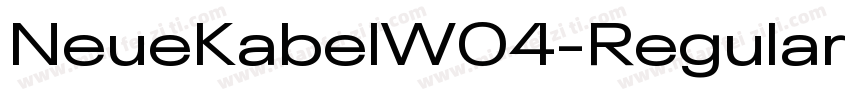 NeueKabelW04-Regular Regular字体转换